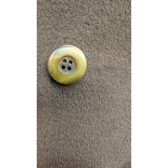 Caroline Rohmer Petite Olive Green Wool and Cashmere Coat - Picture 5 of 7